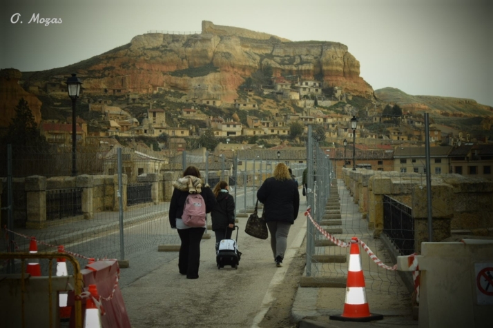 Estado actual del puente de San Esteban. /Óscar Mozas