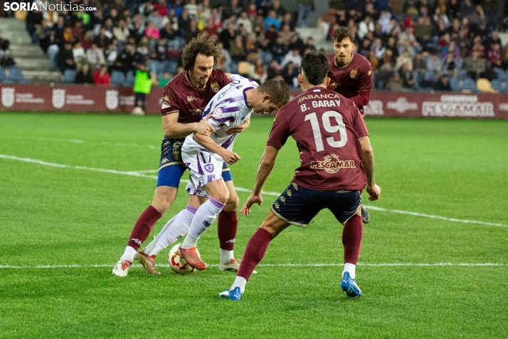 Pontevedra 1-0 Numancia: Un gol en fuera de juego deja contra las cuerdas al equipo soriano