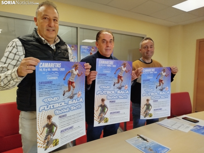 Golmayo cantará goles en Semana Santa: presenta un torneo con ocho categorías y 2.300€ en juego