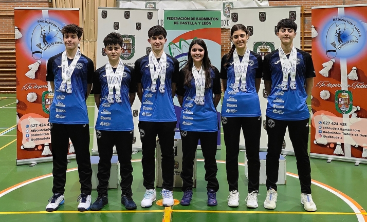 El Valonsadero Bádminton logra el pleno de oros en el Autonómico sub17