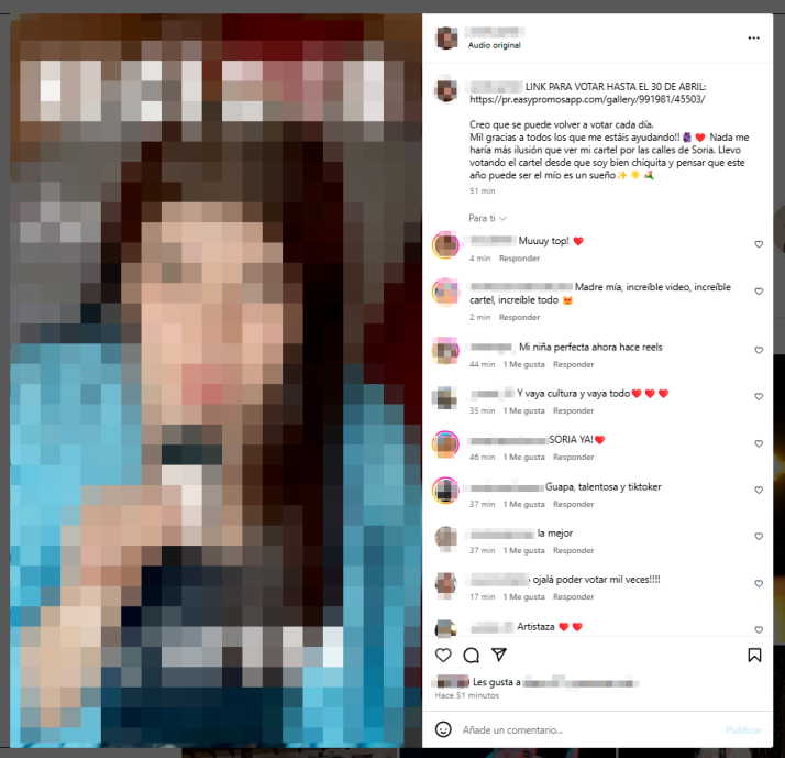 La autora que difundió en redes su cartel candidato para San Juan: Fue un error sin mala fe, fruto de la emoción del momento