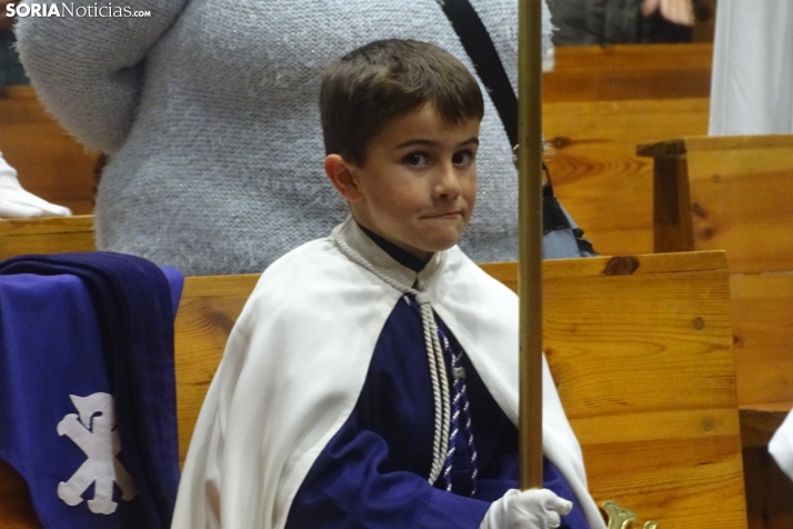 Soria permanece pendiente del cielo durante el Viernes Santo