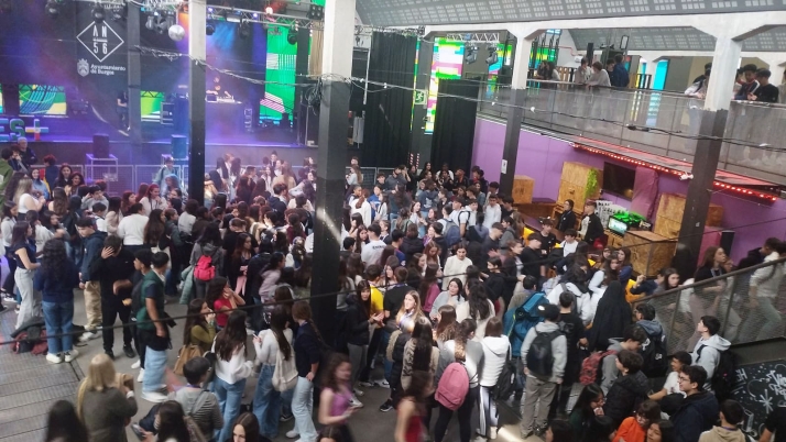 200 jóvenes sorianos se suman a la mayor concentración estudiantil religiosa de Castilla y León