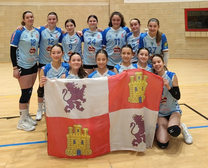 El equipo infantil femenino del Río Duero Soria se corona campeón de Castilla y León