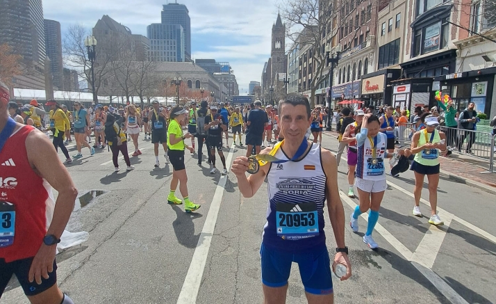 Presencia soriana en el Maratón de Boston 2025