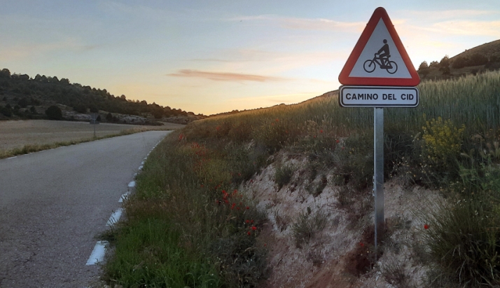El Camino del Cid refuerza la seguridad vial para el paso de ciclistas en carreteras de Soria 
