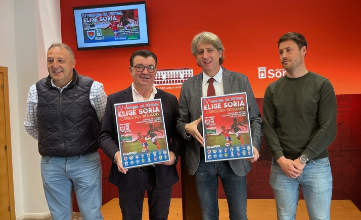 El Torneo Elige Soria reunirá a 16 equipos benjamines en una jornada de fútbol base