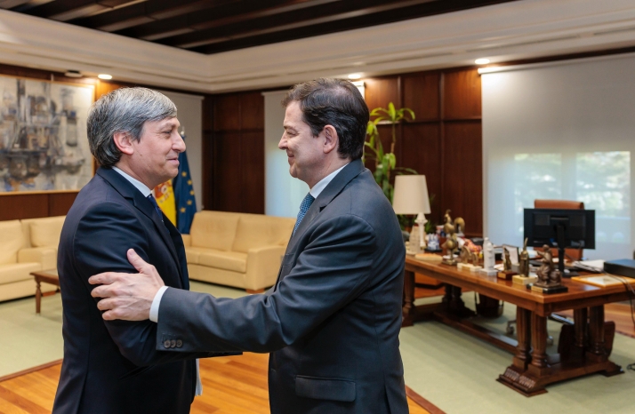 Soria ¡YA! traslada a Mañueco sus prioridades para la provincia en una reunión institucional