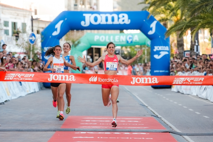 Marta Pérez vuela en Pollença: campeona de España de Milla en Ruta con récord