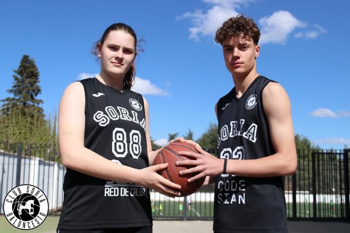 Dos jóvenes talentos sorianos, convocados para preparar el Campeonato de España de Baloncesto 2026