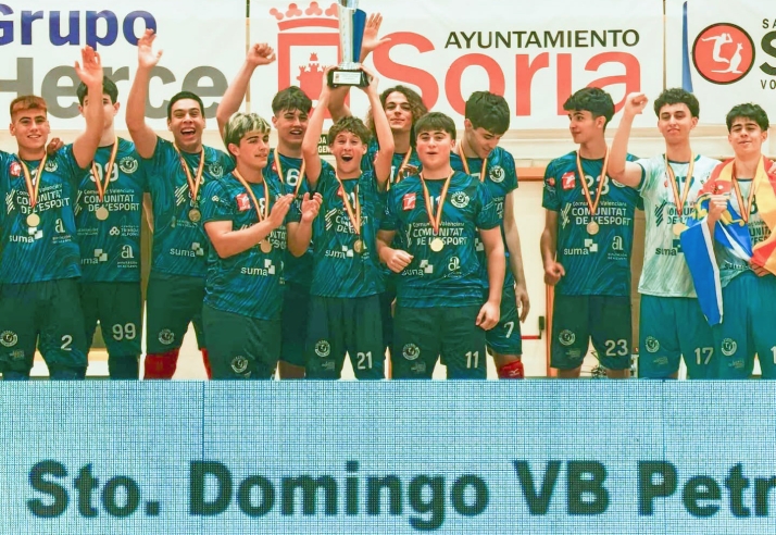 Santo Domingo Petrer se proclama en Soria campeón de España juvenil masculino de voleibol