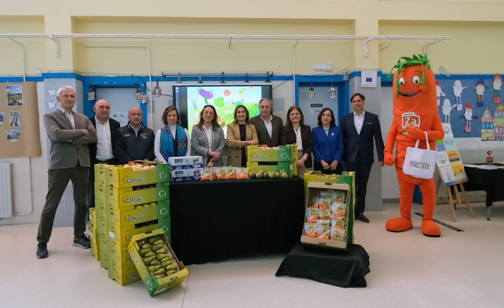 Castilla y León conecta el campo y las aulas con su programa de consumo de frutas, hortalizas y leche