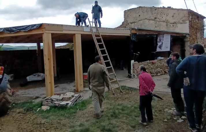 Avanzan las obras para el Refugio de Sarnago