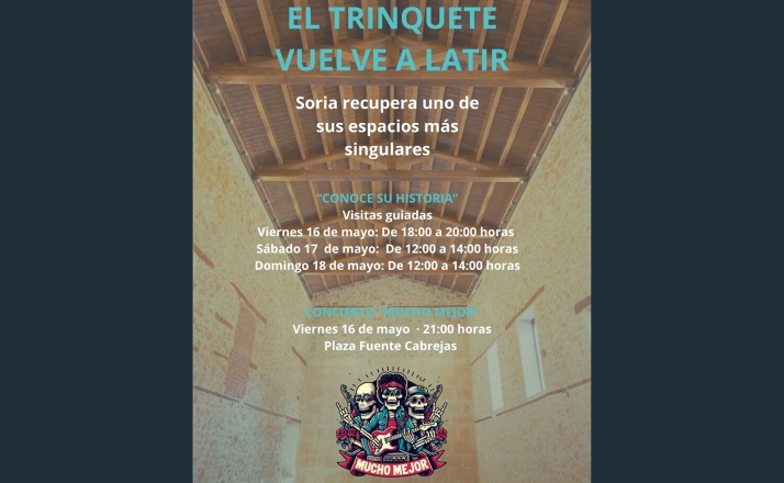 Este mayo, visitas guiadas y concierto para visitar el trinquete recuperado 