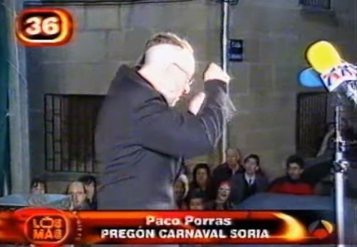 ¿Recuerdas cuando a Paco Porras, que no a El Xokas, le recibieron a huevazos en el Carnaval de Soria?