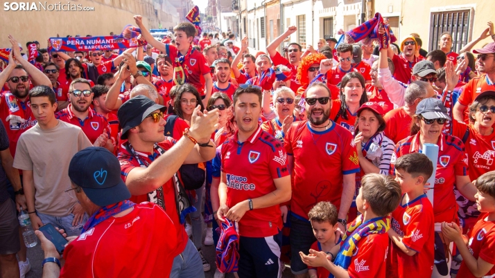 Indignación en la afición del Numancia por el trato del Getafe en los play off: ¡Qué vergüenza!