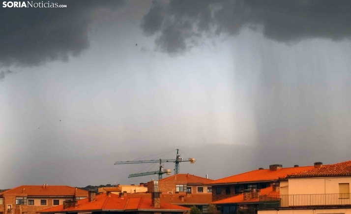 Las tormentas marcarán la tarde en Soria este sábado, aunque el día arranca con cielos poco nubosos