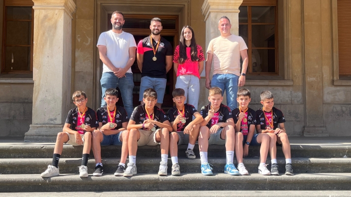 Soria homenajea al Sporting Santo Domingo alevín, un equipo de leyenda