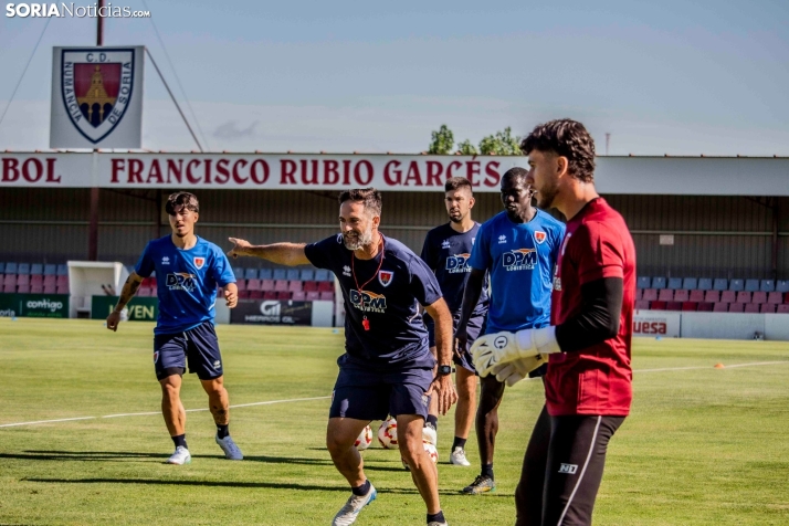 El Numancia comienza su pretemporada bajo las órdenes de Abel Segovia: Intensidad y mucho físico