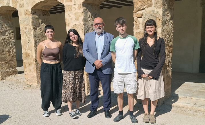 Cuatro estudiantes universitarios realizan prácticas en Ágreda a través del programa Campus Rural