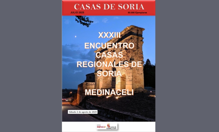 El próximo encuentro en Medinaceli centra la edición de julio de la revista Casas de Soria