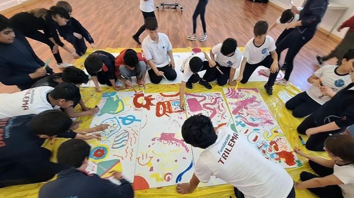 Abstracción 1910 suma obras de alumnos de Primaria sorianos