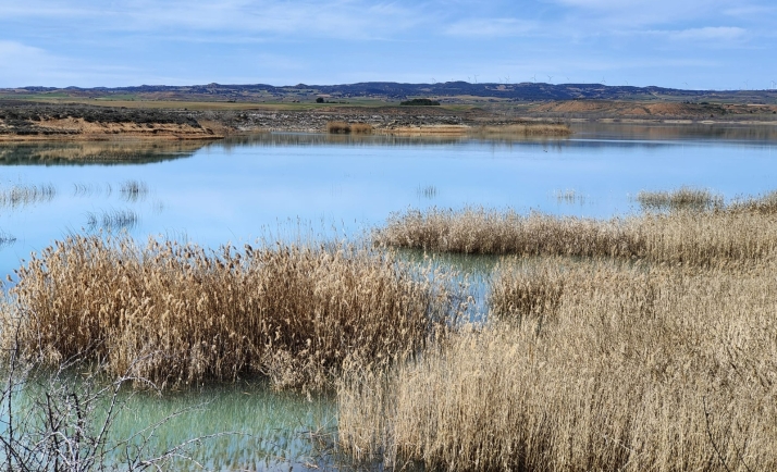 El embalse de Monteagudo mantiene sus reservas de agua