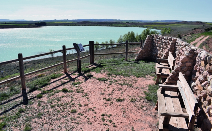 La situación del embalse de Monteagudo mejora radicalmente en un año, pasando del 56% al 88,5% de su capacidad