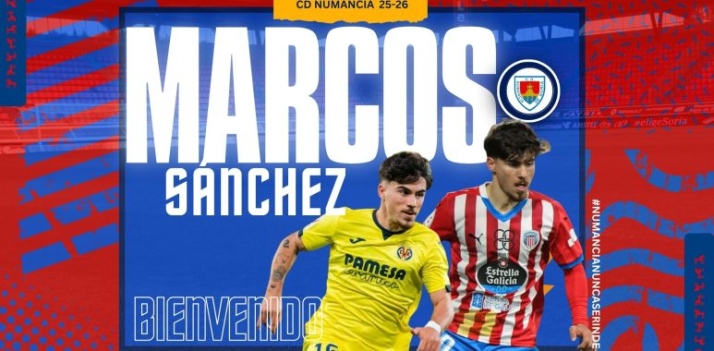 El internacional español sub-16 y sub-19 Marcos Sánchez se convierte en el segundo fichaje del Numancia