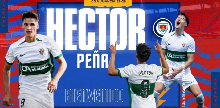El Numancia refuerza su extremo con el fichaje de Héctor Peña