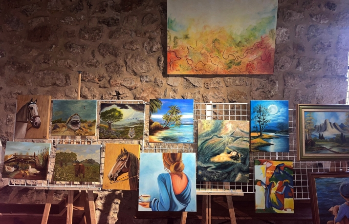 26 artistas del taller de pintura de El Burgo de Osma exponen en Sentir en color