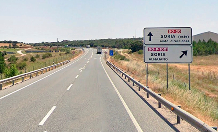 Más seguridad en las carreteras sorianas: Inversión de 85.000 euros para reponer señales desgastadas