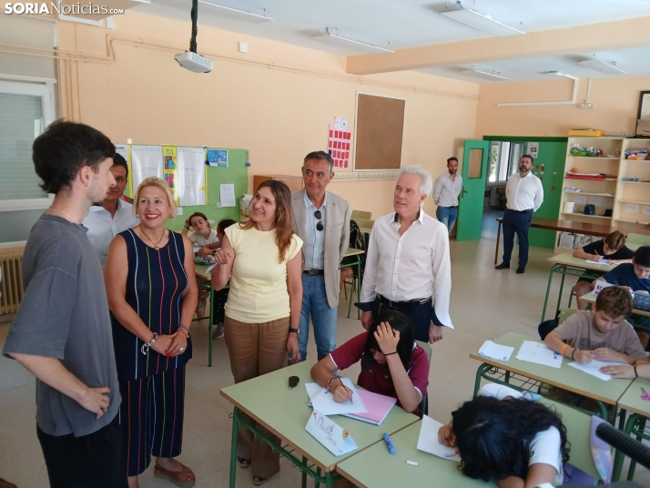 El Programa Éxito Educativo de refuerzo escolar arranca en El Burgo de Osma como modelo pionero nacional
