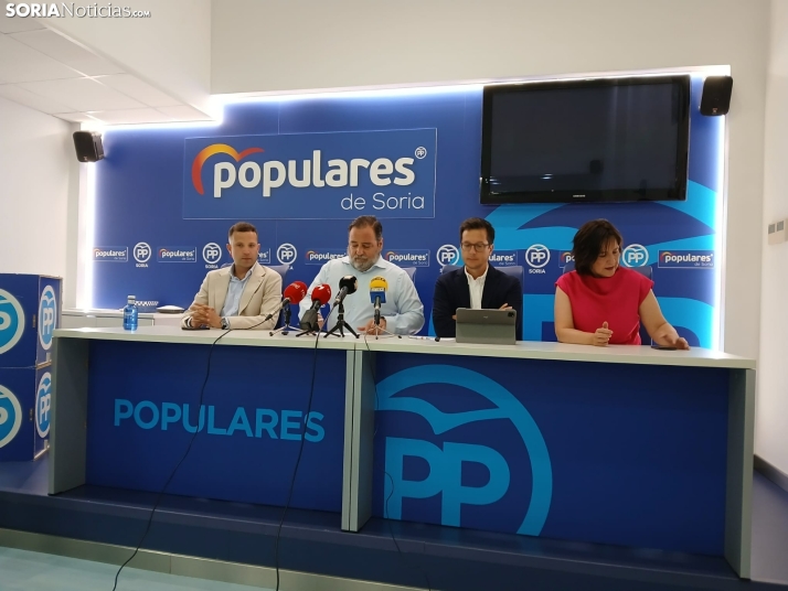 El PP acusa al Gobierno de abandonar a Soria y critica la falta de actividad del PSOE provincial