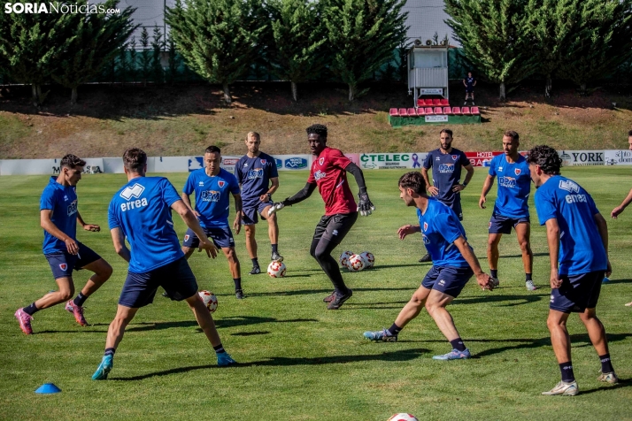 En imágenes: El Numancia completa su primer entrenamiento de pretemporada