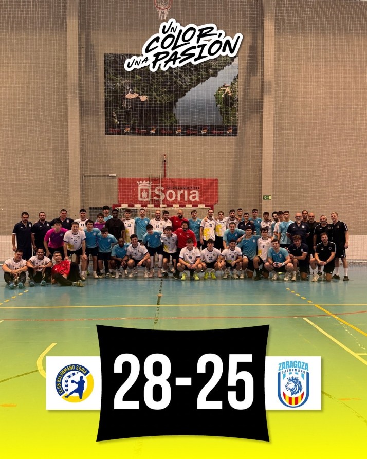 La pretemporada del Balonmano Soria ilusiona: victoria y buenas sensaciones en casa