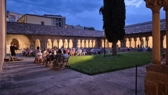 La música vuelve al claustro de la Concatedral de Soria con un ciclo que aspira a ser un referente cultural