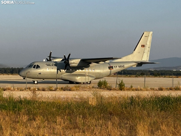 Diputación y Gobierno aseguran que no hay tema con el avión del ejército mauritano en suelo soriano: ¿Qué se sabe y qué no?