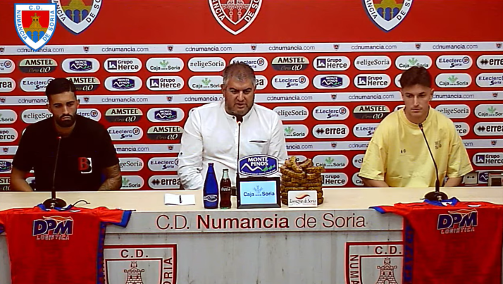 Dani García y Néstor Lucas, ambición y calma para un Numancia que perfila su asalto al ascenso