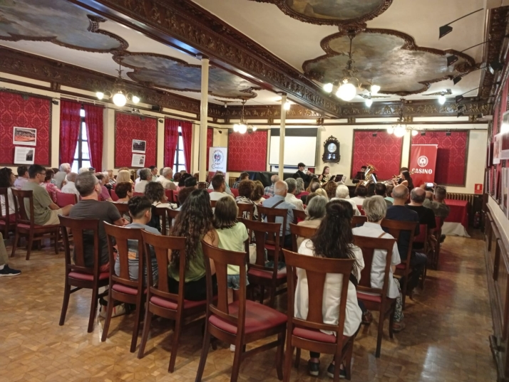 El quinteto de viento Scherzi Brass conquista al público en el Círculo Amistad Numancia