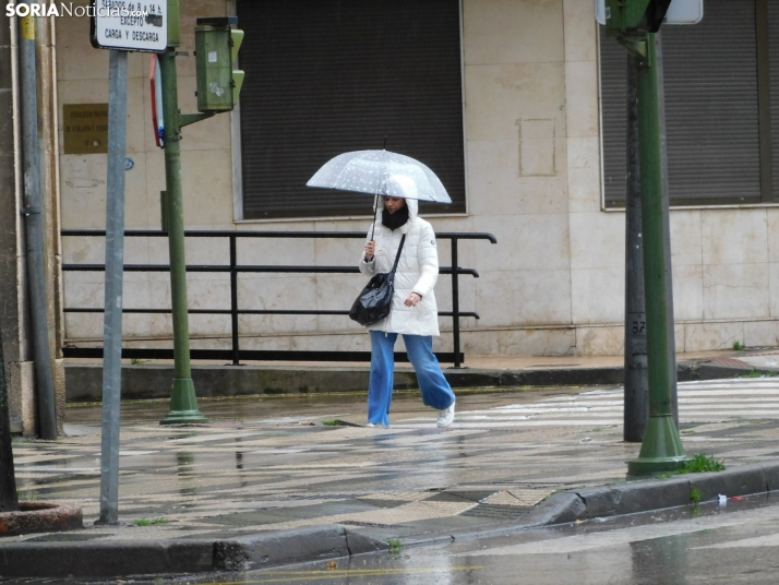 La AEMet alerta de lluvias intensas en Soria con riesgo en barrancos y cauces menores