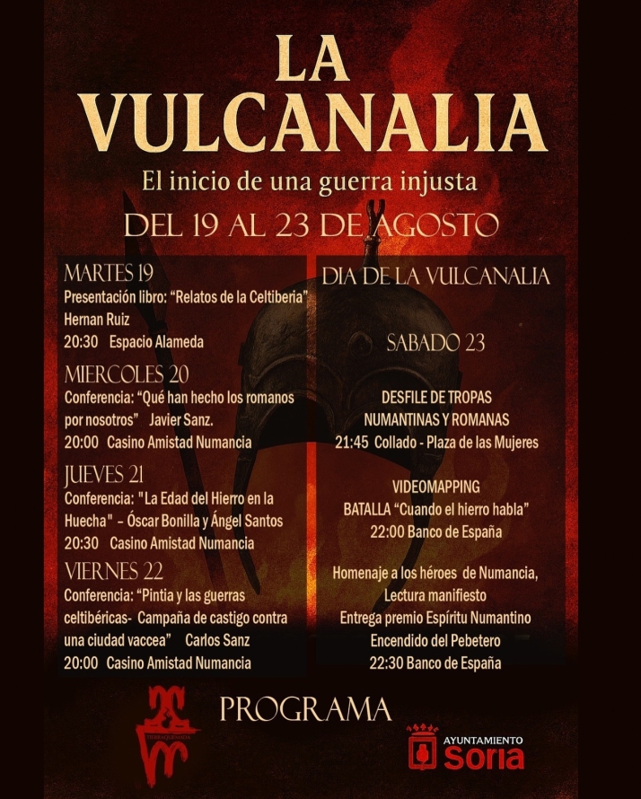 De Qué han hecho los romanos por nosotros a la ciudad vaccea de Pintia: las conferencias de la Vulcanalia en el Casino