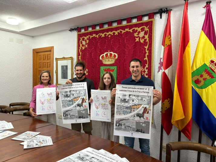 Ólvega presenta los carteles para sus fiestas de 2025 en honor al Santísimo Cristo de la Cruz a Cuestas