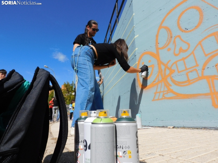 GALERÍA | Arte y expresión se fusionan a través de la Graffiti Masterclass en Los Pajaritos 