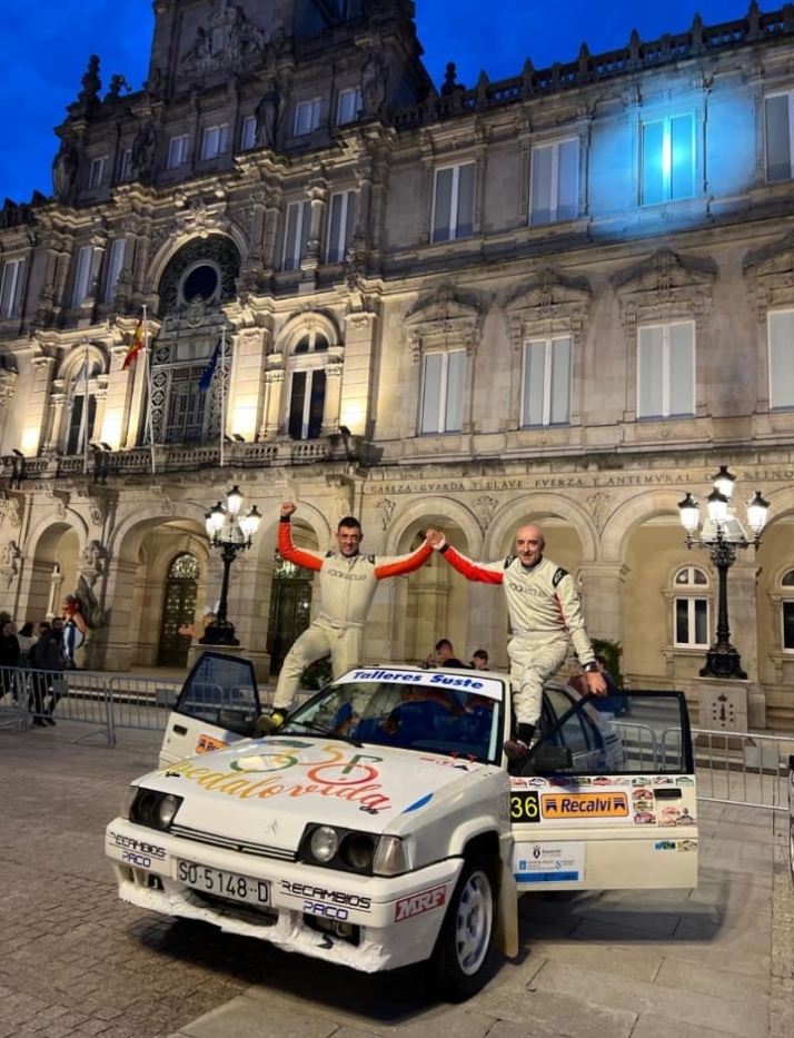 Agustín Álvaro y Fran Garmendia se imponen en el Rally de Galicia en la categoría de históricos