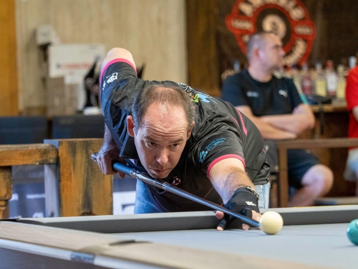 Iñaki Pardo representa a Soria en el Peri Spanish Tour de billar en Valencia