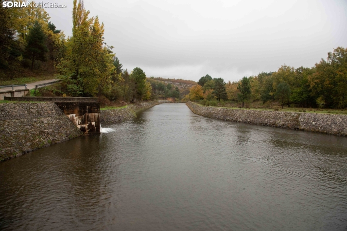 Bajan las reservas del embalse de la Cuerda del Pozo debido a la falta de precipitaciones durante la semana