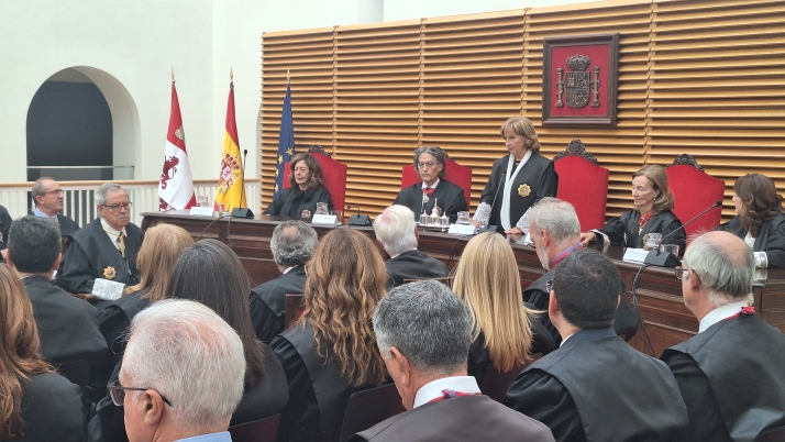 La presidenta del TSJCyL reclama más de 30 plazas judiciales, una de ellas para Soria, en la apertura del Año Judicial