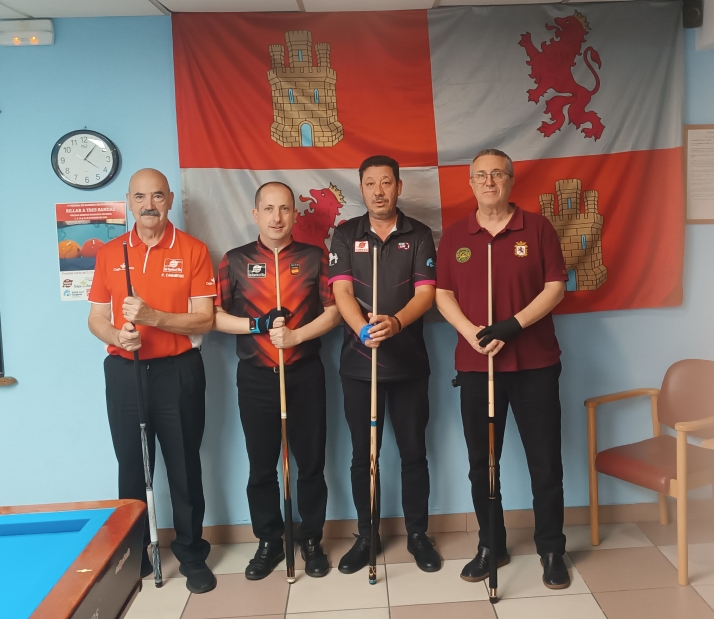 Carlos Cortés se impone en la final numantina del regional de billar a tres bandas