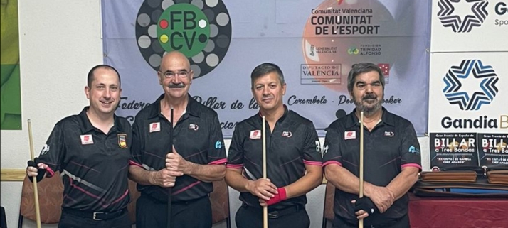 El CA Numancia de Billar cae derrotado en su doble visita a Valencia y Gandía